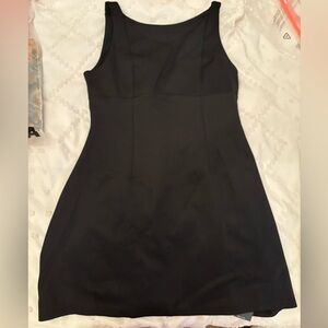 Amazon Black Mini Dress, Open Back
